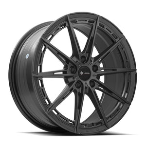 Vors LT84 Gloss Gun Metal 18x8 +35 5x112mm 73.1mm - Wheelwiz