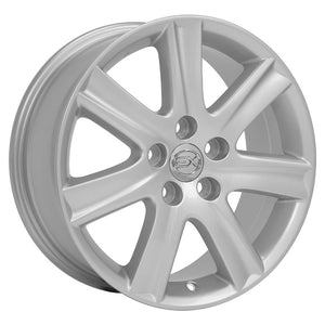 OE Wheels Replica LX12 Silver 17x7.0 +45 5x114.3mm 60.1mm