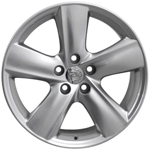 OE Wheels Replica LX19 Hyper Silver 18x8.0 +35 5x114.3mm 60.1mm