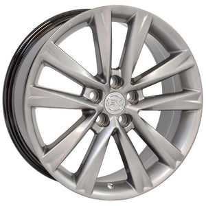 OE Wheels Replica LX24 Hyper Silver 19x7.5 +35 5x114.3mm 60.1mm