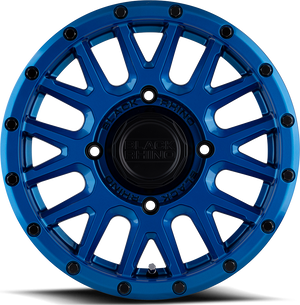 Black Rhino LA PAZ UTV Blue W/ Black Bolts 14x7 +36 4x110mm 80.2mm - Wheelwiz