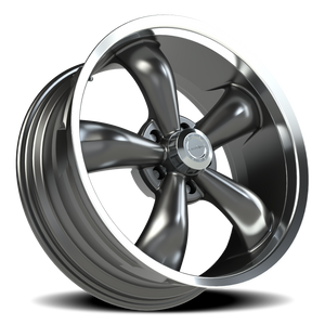 Vision Wheel 142 Gunmetal Machined Lip 20x9.5 0 5x127mm 83mm - Wheelwiz