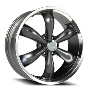 Vision Wheel 142 Gunmetal Machined Lip 20x9 +20 6x139.7mm 106.2mm - Wheelwiz