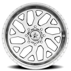 American Force G77 Lucky SS Polished 22x16 -101 5x150mm 110mm - Wheelwiz