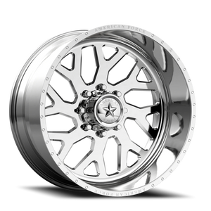 American Force G77 Lucky SS Polished 22x14 -73 8x170mm 125mm - Wheelwiz