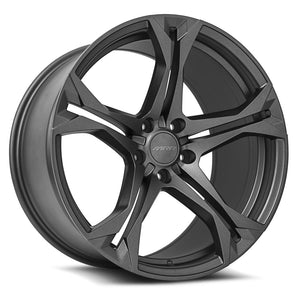 MRR M017 Gloss Gun Metal 20x11 +43 5x120mm 67.1mm - Wheelwiz
