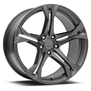 MRR M017 Gloss Gun Metal 20x10 +23 5x120mm 67.1mm - Wheelwiz