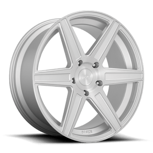 Niche M235 CARINA Gloss Silver Brushed 22x9.5 +30 5x150mm 110.1mm - WheelWiz