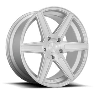 Niche M235 CARINA Gloss Silver Brushed 22x9.5 +30 5x150mm 110.1mm - WheelWiz