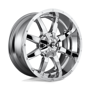 Fuel Offroad D536 MAVERICK Chrome Plated 22x10 +10 8x180mm 124.2mm - WheelWiz