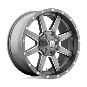 Fuel Offroad D542 MAVERICK Matte Gun Metal Milled 20x9 +1 5x139.7|5x150mm 110.1mm - Wheelwiz