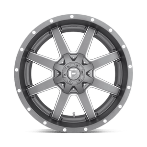 Fuel Offroad D542 MAVERICK Matte Gun Metal Milled 20x9 +1 6x135|6x139.7mm 106.1mm - Wheelwiz