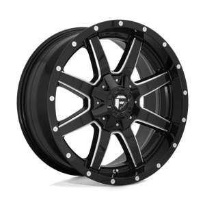 Fuel Offroad D610 MAVERICK Gloss Black Milled 20x10 -24 6x135|6x139.7mm 106.1mm - Wheelwiz
