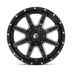 Fuel Offroad D610 MAVERICK Gloss Black Milled 22x10 -24 8x170mm 125.1mm - Wheelwiz