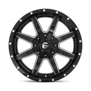 Fuel Offroad D610 MAVERICK Gloss Black Milled 18x9 +14 6x135|6x139.7mm 106.1mm - WheelWiz