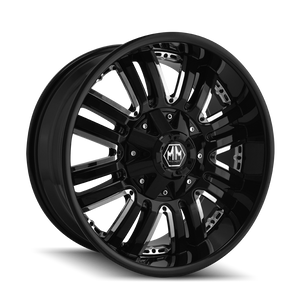 Mayhem ASSAULT Gloss black 18x9 +18 5x114.3|5x127mm 87mm - Wheelwiz