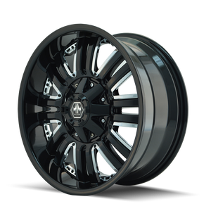 Mayhem ASSAULT Gloss black 18x9 +18 5x114.3|5x127mm 87mm - Wheelwiz