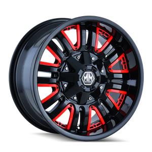 Mayhem ASSAULT Gloss black 18x9 +18 5x114.3|5x127mm 87mm - Wheelwiz