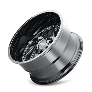 Mayhem ESSEX Gloss black milled 22x12 -51 8x170mm 125.2mm - Wheelwiz