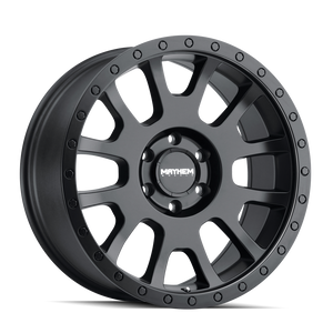 Mayhem SCOUT Matte black 17x8.5 0 6x139.7mm 106mm - WheelWiz