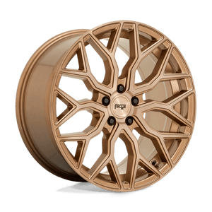 Niche M263 MAZZANTI Bronze Brushed 19x9.5 +35 5x114.3mm 72.6mm - Wheelwiz