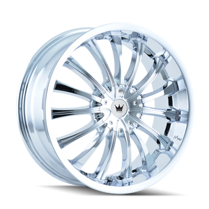 Mazzi HYPE Chrome 18x7.5 +40 5x100|5x114.3mm 72.62mm - Wheelwiz