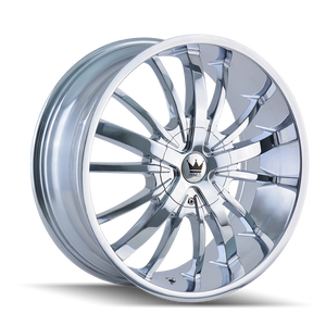 Mazzi ESSENCE Chrome 22x9.5 +18 5x115|5x120mm 74.1mm - Wheelwiz
