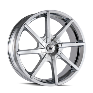 Mazzi KICKSTAND Chrome 20x8.5 +35 5x108|5x114.3mm 72.62mm - Wheelwiz