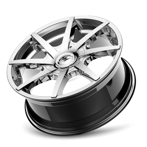 Mazzi KICKSTAND Chrome 20x8.5 +35 5x108|5x114.3mm 72.62mm - Wheelwiz