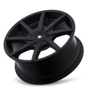 Mazzi KICKSTAND Matte black 20x8.5 +18 5x115|5x120mm 74.1mm - Wheelwiz