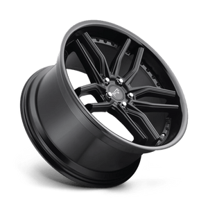 Niche M194 METHOS Gloss Black Matte Black 19x9.5 +48 5x112mm 66.6mm - Wheelwiz