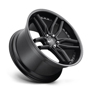 Niche M194 METHOS Gloss Black Matte Black 19x8.5 +42 5x112mm 66.6mm - Wheelwiz
