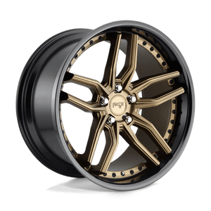 Niche M195 METHOS Matte Bronze Black Bead Ring 19x9.5 +48 5x112mm 66.6mm - Wheelwiz