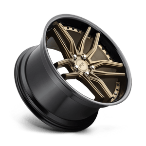 Niche M195 METHOS Matte Bronze Black Bead Ring 20x9 +42 5x112mm 66.6mm - WheelWiz