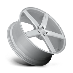 Niche M135 MILAN Gloss Silver Machined 18x8 +40 5x114.3mm 72.6mm - Wheelwiz
