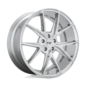 Niche M248 MISANO Chrome 18x8 +42 5x112mm 66.6mm - WheelWiz