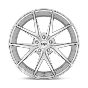 Niche M248 MISANO Chrome 18x8 +42 5x112mm 66.6mm - WheelWiz