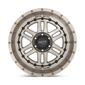 Moto Metal MO800 DEEP SIX Satin Black With Bronze Tint 20x10 -18 6x139.7mm 106.1mm - WheelWiz