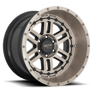Moto Metal MO800 DEEP SIX Satin Black W/ Bronze Tint 20x10 -18 6x135mm 87.1mm