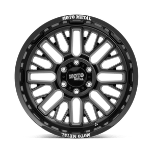 Moto Metal MO802 WARLOCK Gloss Black Milled 22x10 -18 8x170mm 125.1mm - Wheelwiz