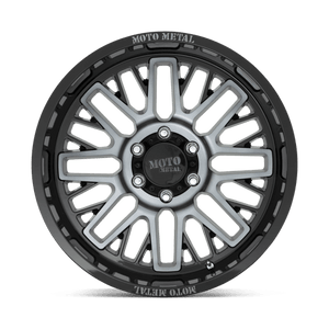 Moto Metal MO802 WARLOCK Gloss Black Mach W/ Gray Tint 20x9 0 6x135mm 87.1mm - Wheelwiz