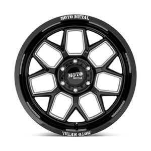 Moto Metal MO803 BANSHEE Gloss Black Milled 20x10 -18 6x135mm 87.1mm - Wheelwiz