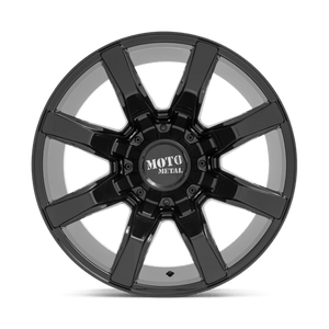 Moto Metal MO804 SPIDER Gloss Black 22x10 -18 5x139.7|5x150mm 110.1mm - Wheelwiz
