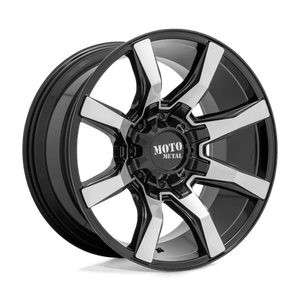 Moto Metal MO804 SPIDER Gloss Black Machined 20x9 +18 6x135|6x139.7mm 106.1mm - WheelWiz