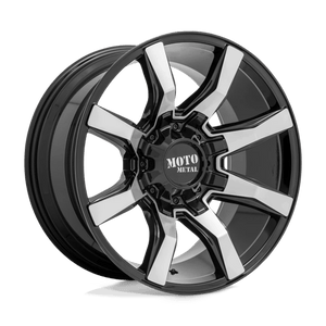 Moto Metal MO804 SPIDER Gloss Black Machined 20x10 -18 8x180mm 124.2mm - Wheelwiz