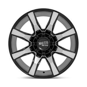 Moto Metal MO804 SPIDER Gloss Black Machined 20x10 -18 6x135|6x139.7mm 106.1mm - Wheelwiz