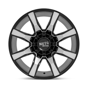 Moto Metal MO804 SPIDER Gloss Black Machined 20x9 +18 6x135|6x139.7mm 106.1mm - WheelWiz