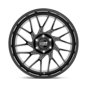 Moto Metal MO805 Gloss Black Milled 20x10 -18 6x139.7mm 106.1mm