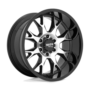 Moto Metal MO806 Gloss Black Machined 20x10 -18 6x135mm 87.1mm - Wheelwiz