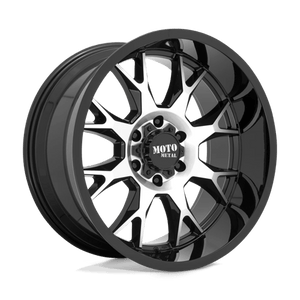 Moto Metal MO806 Gloss Black Machined 20x9 00 8x165.1mm 125.1mm - WheelWiz